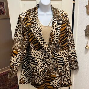 Executive Leopard Print Jacket size 16